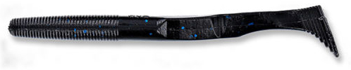 Yamamoto Swim Senko 31S-10-021 Black with Blue Flake 4 Inch Soft Plastic Lures
