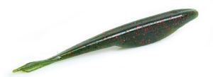 Gary yamamoto - jerkbait d shad - 5 inch - 121-07-208 - Watermelon Seed with Red Flake