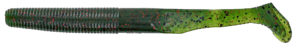 Gary yamamoto - swimsenko - 5.5 inch - 31L-07-222 - WATERMELON WITH RED AND GREEN FLAKE 
