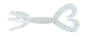 Gary yamamoto - hula grub double tail - 4 inch - 93-10-031 - Blue Pearl with Silver Flake