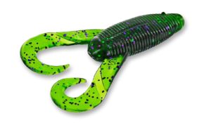 Gary Yamamoto - Frog Topwater Buzz Toad - 3.5 Inch - 129-05-366 - Watermelon with Large Purple & Green Flake