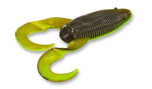 Gary Yamamoto - Frog Topwater Buzz Toad - 3.5 Inch - 129-05-929 - Laminate Two Tone Green Pumpkin Lemon