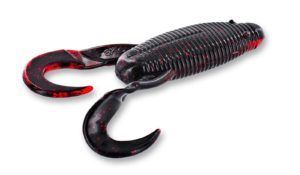 Gary Yamamoto - Frog Topwater Buzz Toad - 3.5 Inch - 129-05-978 - Laminate Two Tone Black Cherry Red