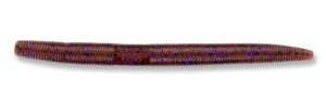 Gary yamamoto - senko - 5 inch - 9-10-221 - Cinnamon Black with Purple Flake
