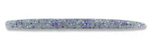 Gary yamamoto - senko - 5 inch - 9-10-359 - Smoke Blue Pearl with Silver & Purple Flake