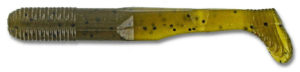 Gary yamamoto swimsenko - 3.5 inch - 31M-07-297 - Green Pumpkin with Black Flake