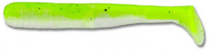 Gary yamamoto swimsenko - 3.5 inch - 31M-07-909 - Laminate Two Tone Chartreuse White Cream Shad