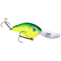 Strike king Lures - Crankbait Deep Diving 8XD - 1.4oz - HC8XD-476 - Chartreuse Blue Black Splatterback