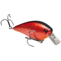 Strike king Lures - Crankbait Square Bill KVD Square Bill 2.5 - 2.5 inch - HCKVDS2.5-451 - Sam Rayburn Red Craw