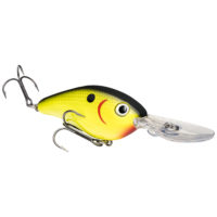Strike king Lures - Crankbait Deep Diving 8XD - 1.4oz - HC8XD-535 - Black Back Chartreuse