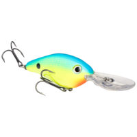 Strike king Lures - Crankbait Deep Diving 8XD - 1.4oz - HC8XD-561 - Powder Blue Back Chartreuse