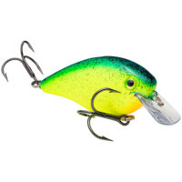 Strike king Lures - Crankbait Square Bill KVD Square Bill 2.5 - 2.5 inch - HCKVDS2.5-476 - Chartreuse Blue Black Splatterback