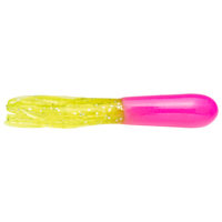 Strike king Lures - Crappie Soft Plastic Mr Crappie Tube - 2 inch - MRCT2-60 - Electric Chicken