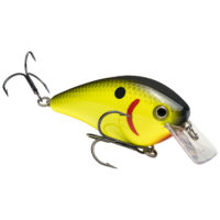 Strike king Lures - Crankbait Square Bill KVD Square Bill 2.5 - 2.5 inch - HCKVDS2.5-535 - Black Back Chartreuse