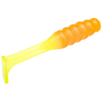 Strike king Lures - Crappie Soft Plastic Mr. Crappie Slabalicious Glow - 2 inch - MRCSLC-246G - Osage Orange Glow