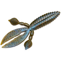 Strike king Lures - Soft Plastics - Creature-Bait Rodent - 4 inch - RO4-805 - Blue Craw Red Flake