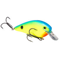 Strike king Lures - Crankbait Square Bill KVD Square Bill 2.5 - 2.5 inch - HCKVDS2.5-561 - Powder Blue Back Chartreuse