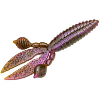 Strike king Lures - Soft Plastics - Creature-Bait Rodent - 4 inch - RO4-807 - Green Pumpkin Purple Swirl