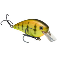Strike king Lures - Crankbait Square Bill KVD Square Bill 2.5 - 2.5 inch - HCKVDS2.5-650 - Chartreuse Perch
