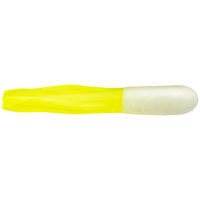 Strike king Lures - Crappie Soft Plastic Mr Crappie Tube - 2 inch - MRCT2-186 - Refrigerator White