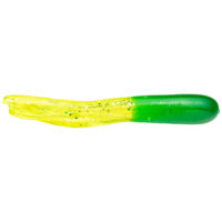 Strike king Lures - Crappie Soft Plastic Mr Crappie Tube - 2 inch - MRCT2-192 - Electric Lime