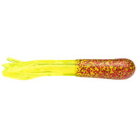 Strike king Lures - Crappie Soft Plastic Mr Crappie Tube - 2 inch - MRCT2-196 - Red Chili Pepper