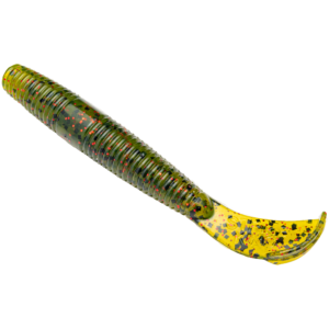 Strike king Lures - Soft Plastics - worm Rage Ned Cut R Worm - RGNCUTR-18 - Watermelon Red Flake