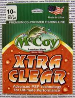 MCCOY FISHING LINES - COPOLYMER - 30LB MCCOY-COPOLY-250-CLR-10LB - EXTRA CLEAR