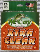 MCCOY FISHING LINES - COPOLYMER - 30LB MCCOY-COPOLY-250-CLR-12LB - EXTRA CLEAR