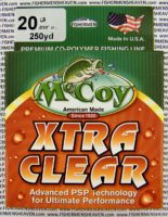 MCCOY FISHING LINES - COPOLYMER - 30LB MCCOY-COPOLY-250-CLR-20LB - EXTRA CLEAR