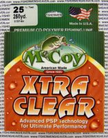 MCCOY FISHING LINES - COPOLYMER - 30LB MCCOY-COPOLY-250-CLR-25LB - EXTRA CLEAR