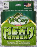 MCCOY FISHING LINES - COPOLYMER - MCCOY-COPOLY-250-GRN-2LB - MEAN GREEN