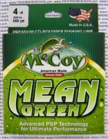 MCCOY FISHING LINES - COPOLYMER - MCCOY-COPOLY-250-GRN-4LB - MEAN GREEN