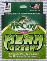 MCCOY FISHING LINES - COPOLYMER - MCCOY-COPOLY-250-GRN-8LB - MEAN GREEN
