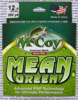MCCOY FISHING LINES - COPOLYMER - MCCOY-COPOLY-250-GRN-12LB - MEAN GREEN