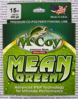 MCCOY FISHING LINES - COPOLYMER - MCCOY-COPOLY-250-GRN-15LB - MEAN GREEN