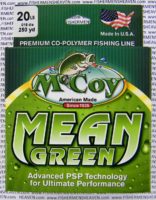 MCCOY FISHING LINES - COPOLYMER - MCCOY-COPOLY-250-GRN-20LB - MEAN GREEN