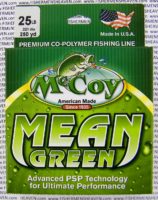 MCCOY FISHING LINES - COPOLYMER - MCCOY-COPOLY-250-GRN-25LB - MEAN GREEN