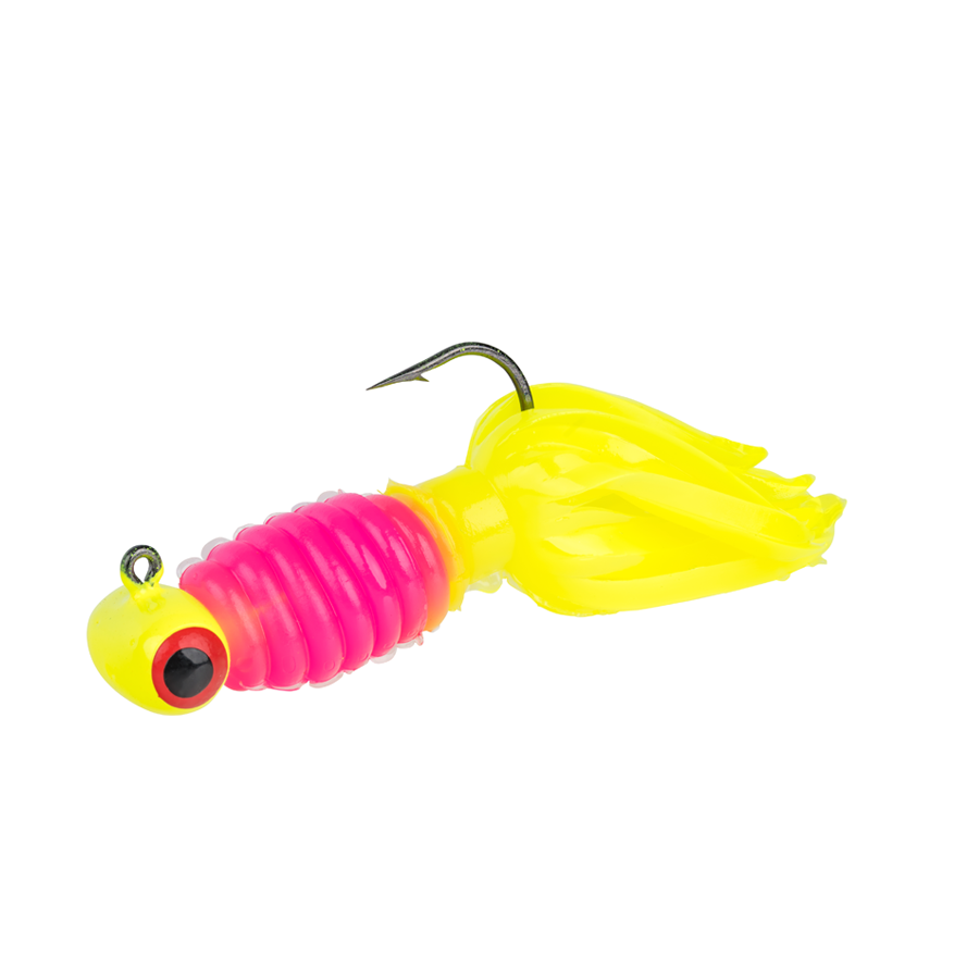 Crappie Sausage Fishing Jig Head Chartreuse Mrcshjh116-1 for sale online Strike King Mr