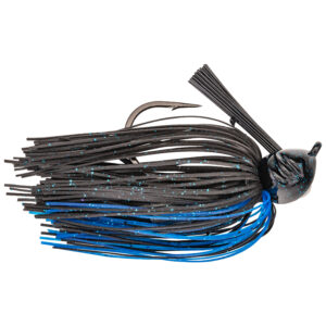 Strike King Lures – Jigs – Flipping – Pro Model Premier - 3/4oz - PPJ34-6 - Black Blue Accent