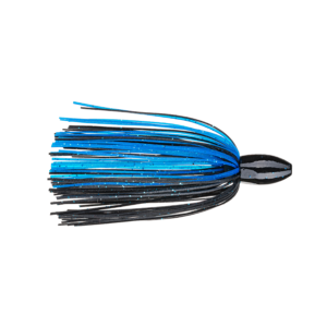 Strike King Fishing Weights – Tungsten – Skirted Slither Flipping Rig - 3/4oz - TGSLR34-2 - Black Blue Flake