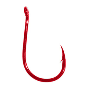 Daiichi Hooks – Drop Shot or Live Bait Nose Hooking – Bleeding Bait Red - D25Z