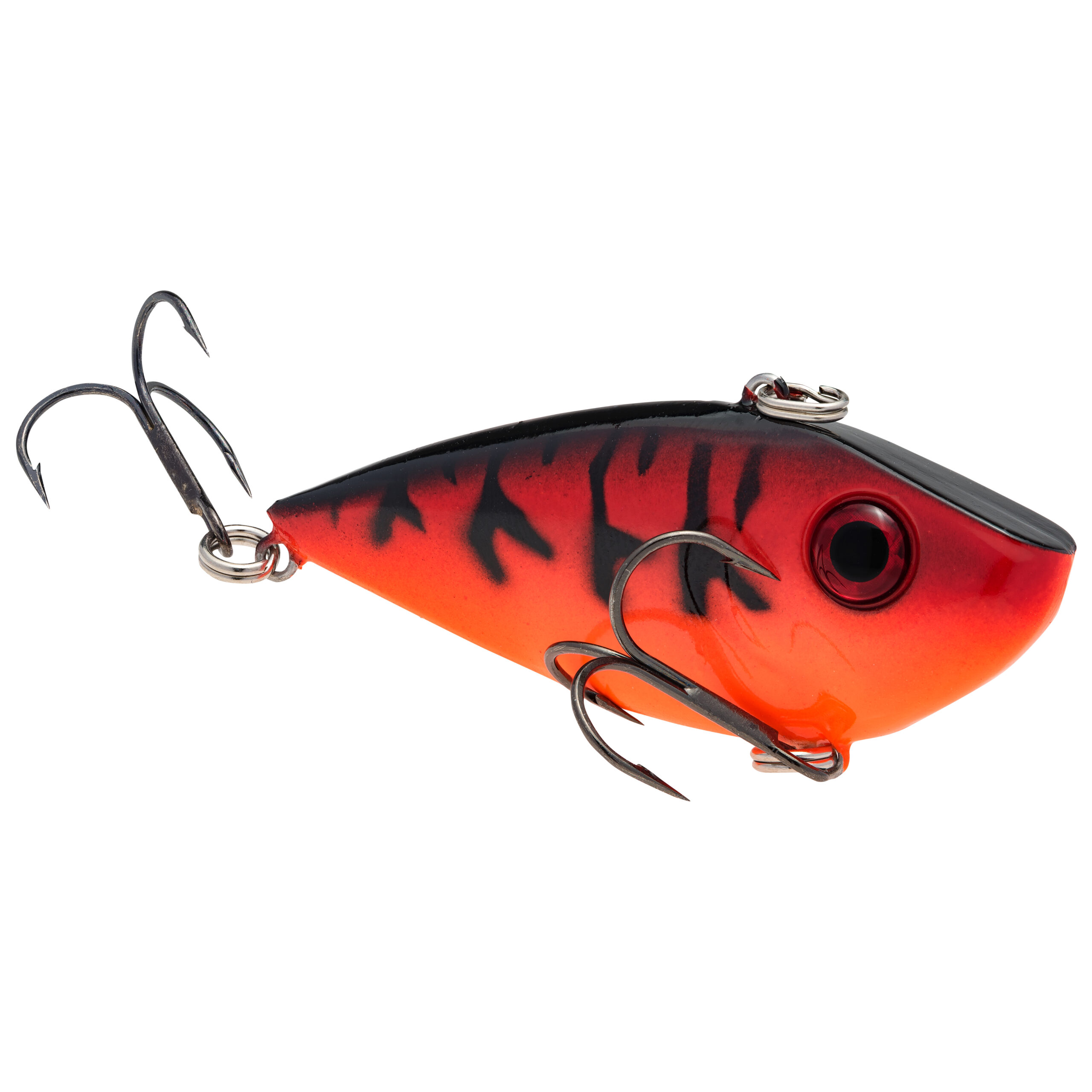 Strike King Lures – Crankbaits – Lipless Rattle Trap – Red Eyed Shad - 1/4oz - REYESD14-421 - Orange Craw