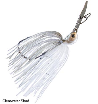 Z-MAN – Chatterbait Jack Hammer – 3 8oz - CBJH38-03 - CLEARWATER SHAD