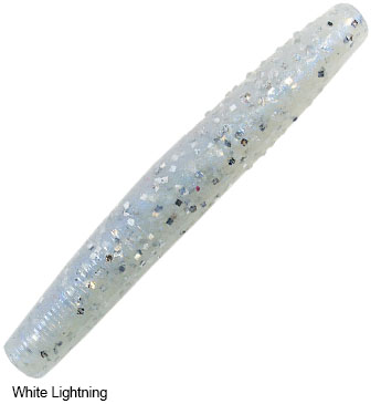 Z-MAN – TRD CrawZ NED Rig – Finesse Crawdad - 2.5 Inch - TRD275-346PK8 - WHITE LIGHTNING