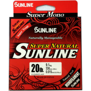 Sunline Super Natural Monofilament - 660 Yard Bulk Spool Natural Clear